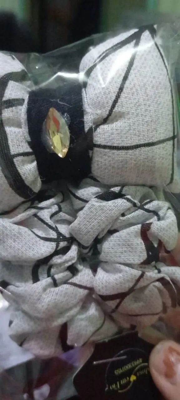 Kit com 20 rabicos de tecido sortidos
