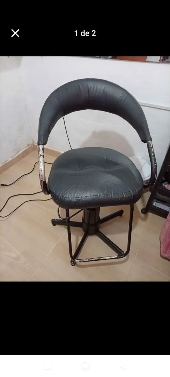 Cadeira salão, lavatório 