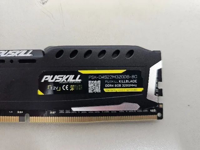 Memória Ram Desktop PUSKILL Killblade DDR4 8GB 3200mhz - Foto 4
