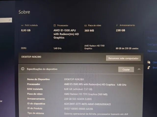 Computador All In One HP 18 - Foto 5