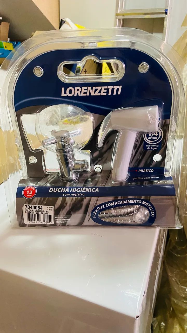 DUCHA HIGIENICA LORENZETTI FIT CROSS COM FLEXIVEL 1,20M