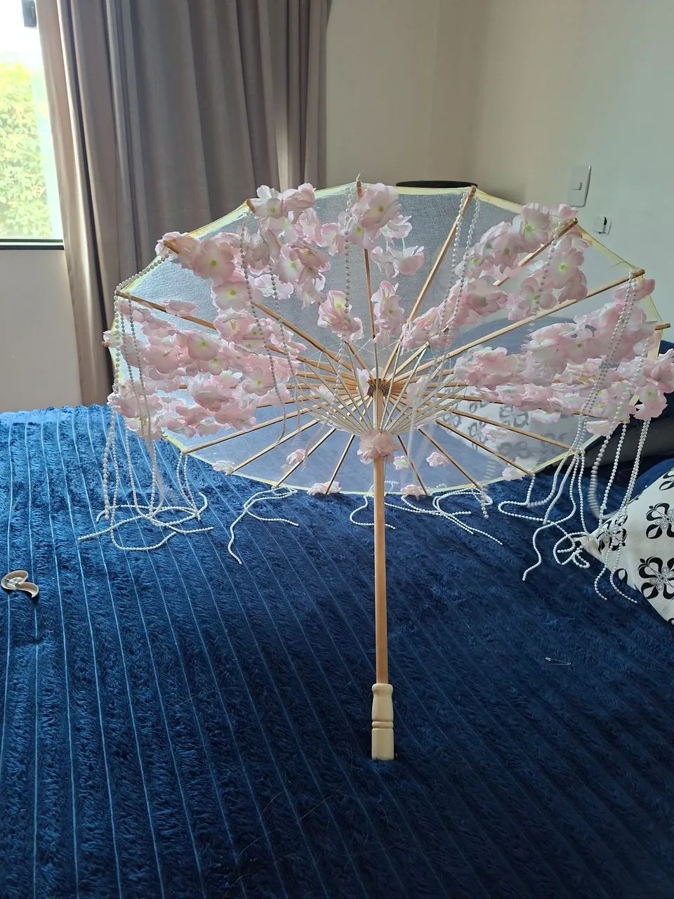Guarda chuva rosa cosplay - Foto 2
