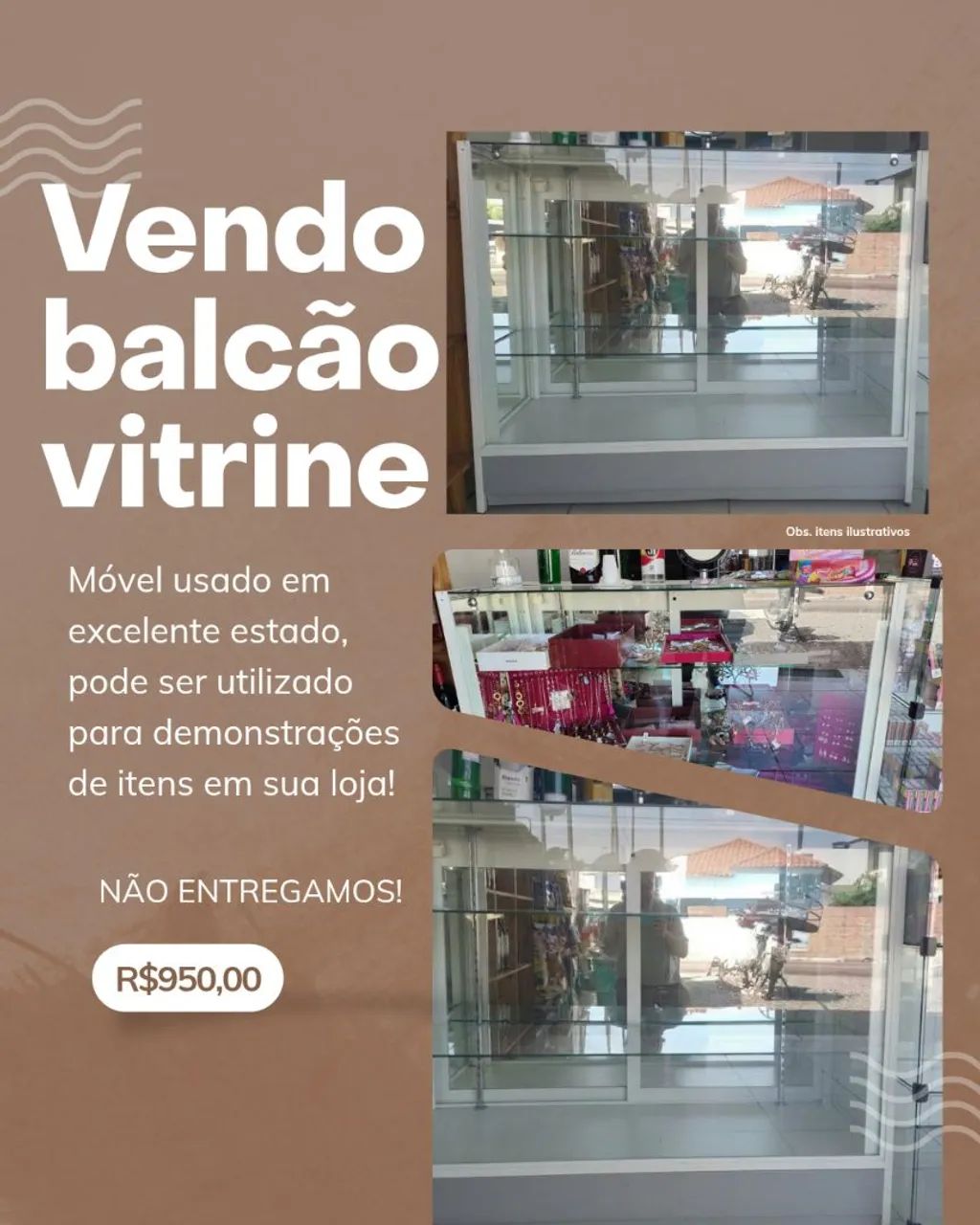 Balcão vitrine