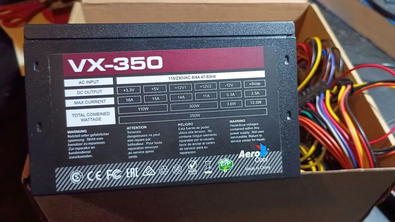 Fonte 350w semi nova