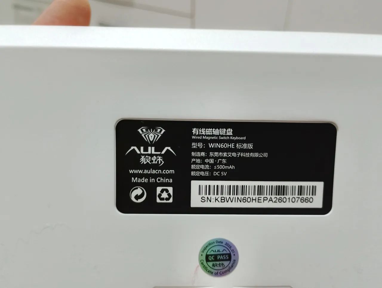TECLADO MAGNÉTICO AULA WIN60HE - Foto 4