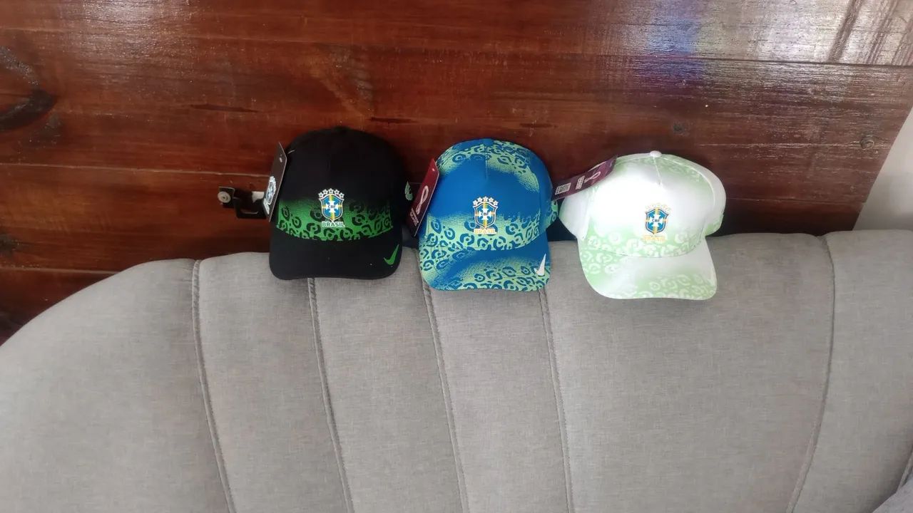 Camisas e bonés do Brasil . - Foto 5