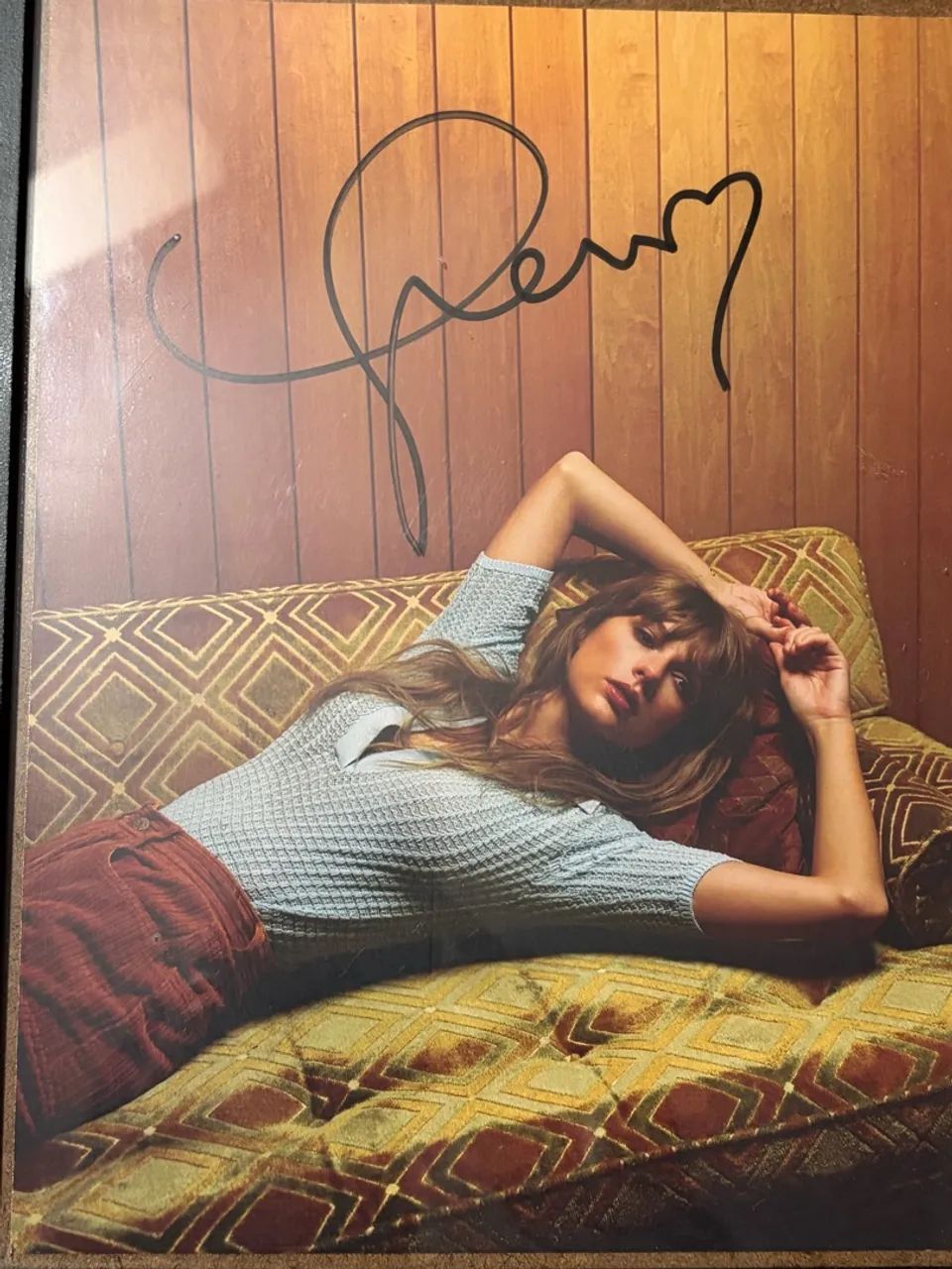 Vinil Midnights (Moonstone) - Taylor Swift - Autografado  - Foto 3