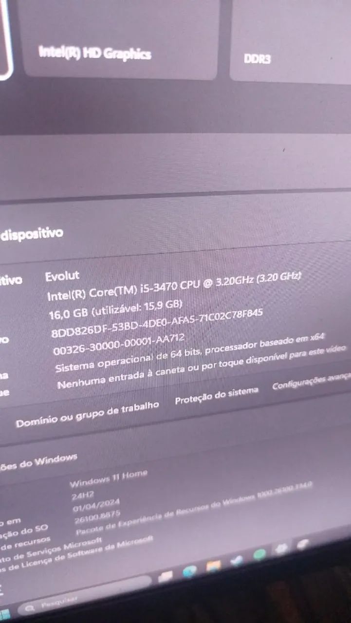 Computador Desktop 16Ram i5 tela AOC 21,5  - Foto 2