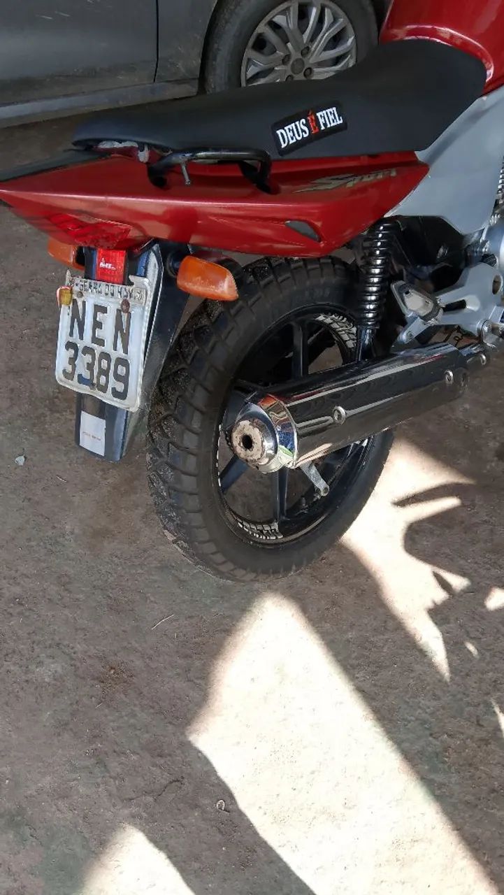 Sem multa , só documento atrasado.moto tá filé.so pegar e andar,ou troca em carro . - Foto 3