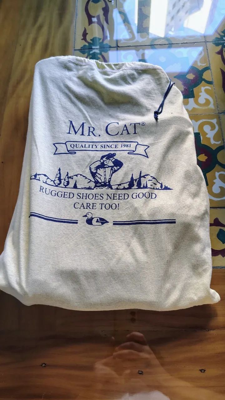 bolsa carteiro mr cat couro legítimo preta - Foto 4