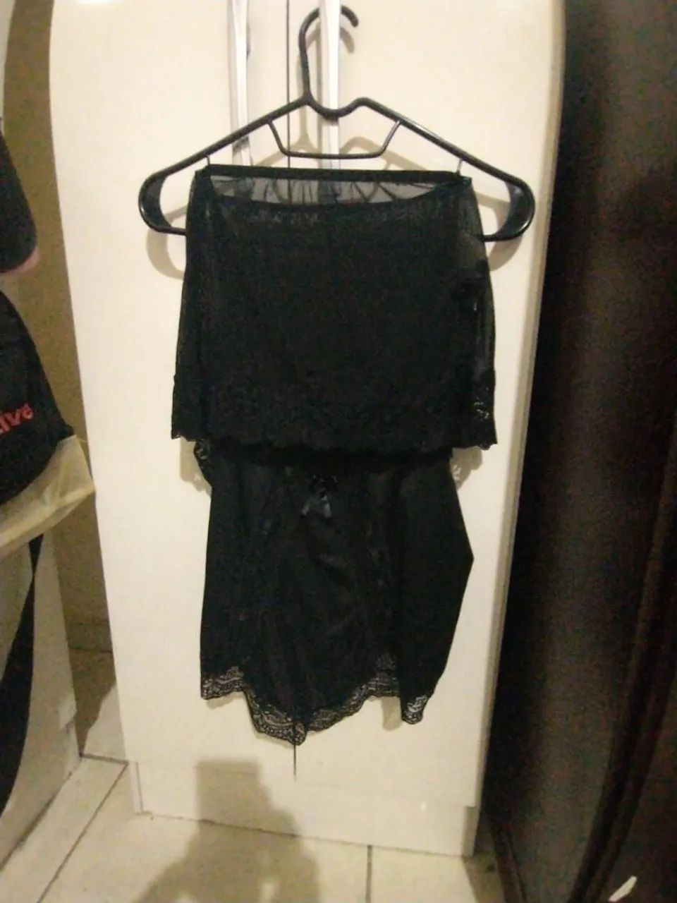 Conjunto lingerie preto número p - Foto 4