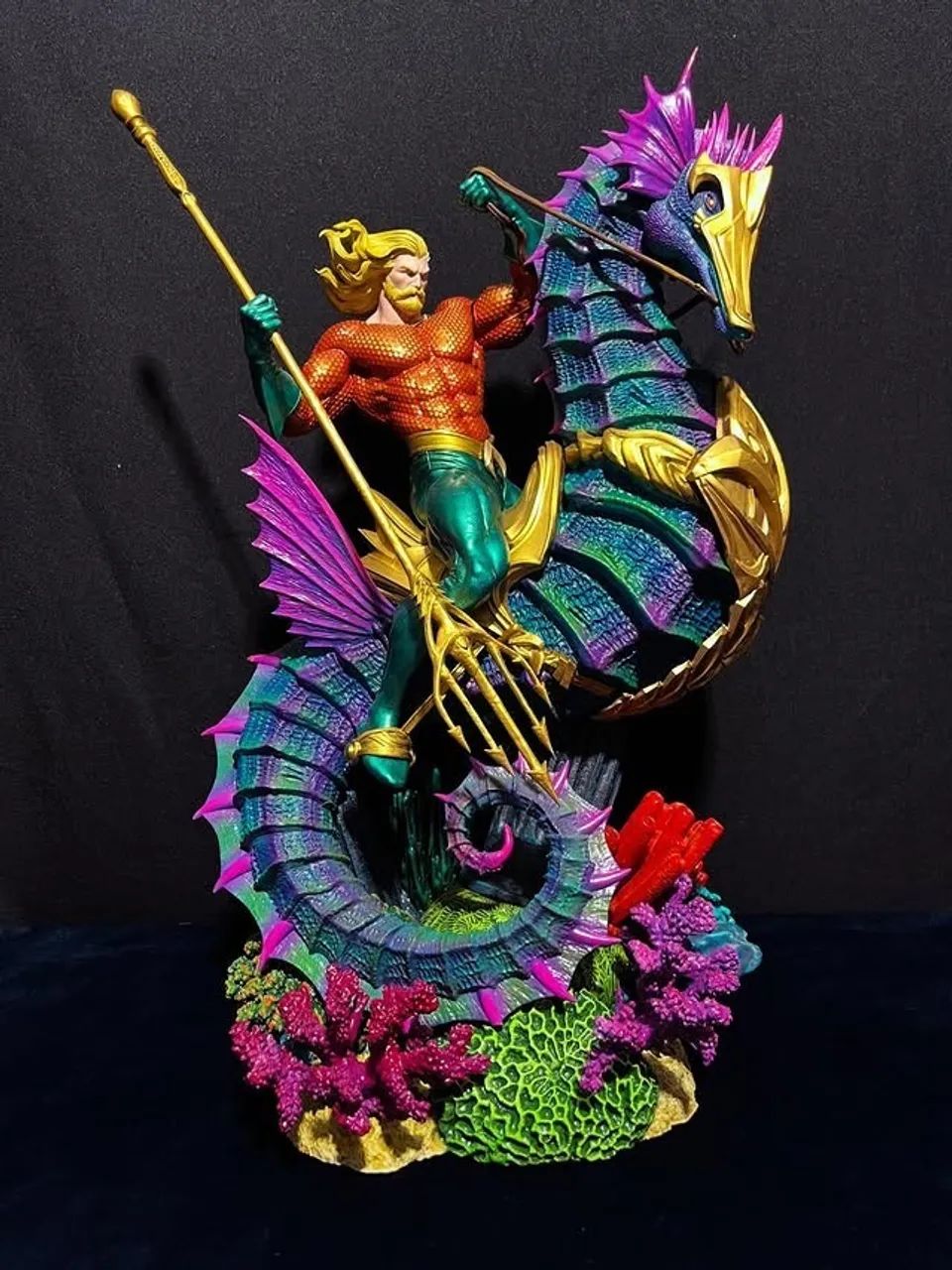 Aquaman - DC - Impressão 3d em resina. 
