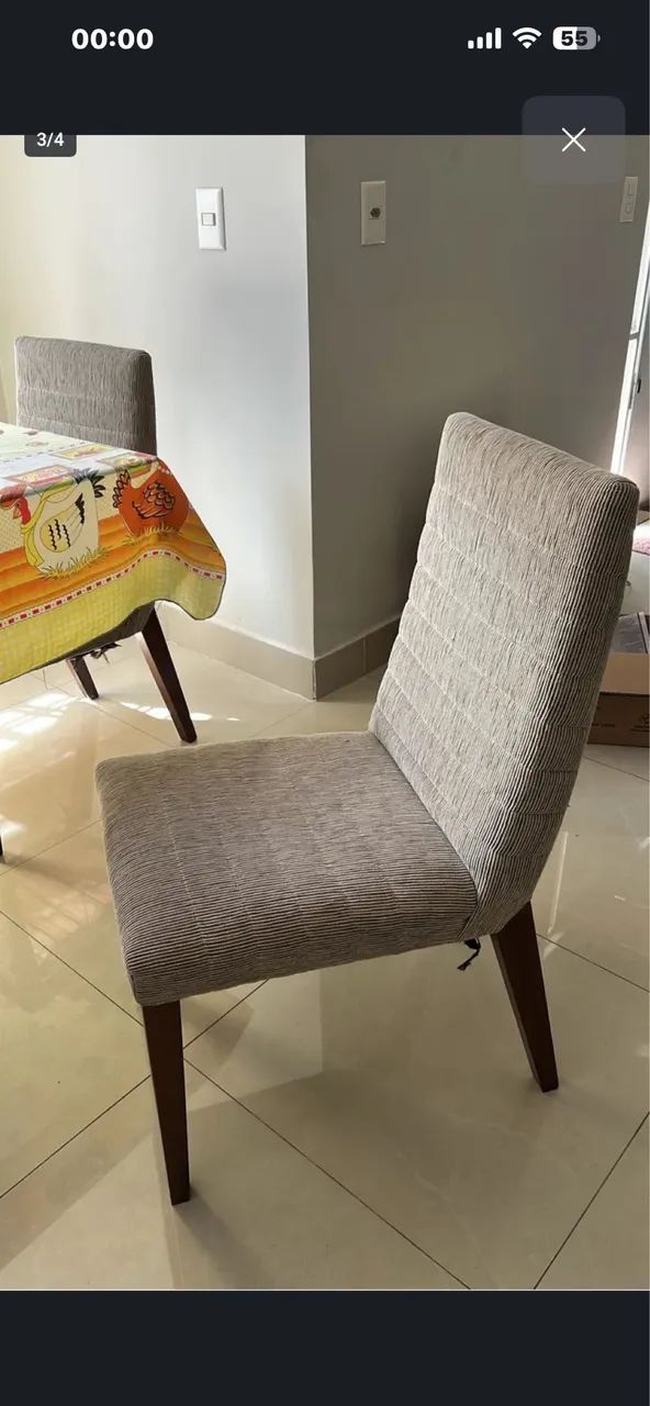 MESA DE VIDRO 6 LUGARES  - Foto 3