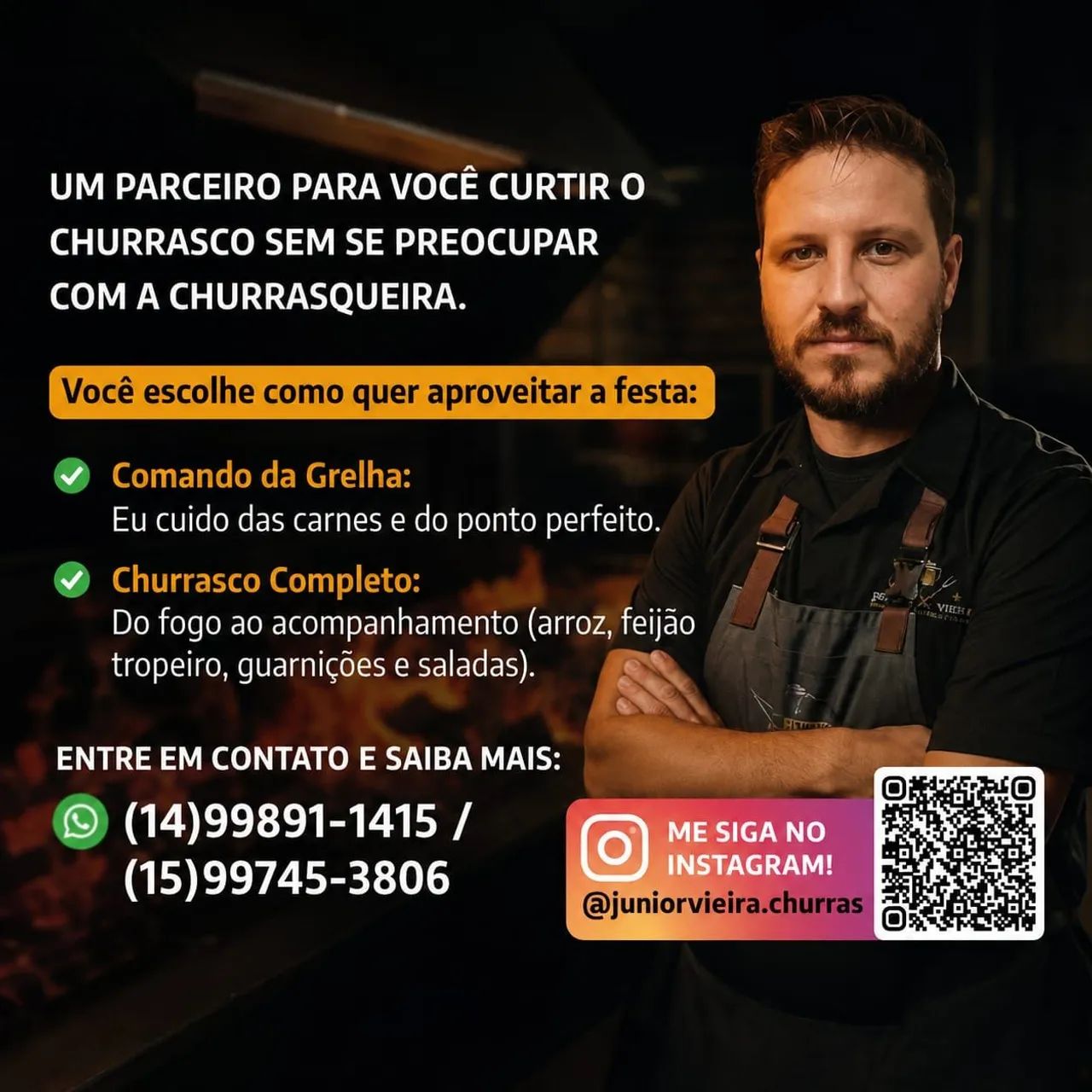 Churrasqueiro profissional em Bauru e Regiao! - Foto 5