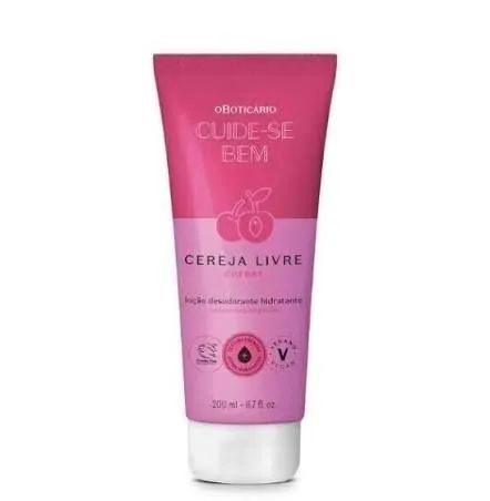 Creme hidratante cereja livre 