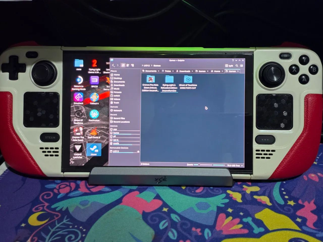 Steam Deck Oled 512GB Custom - Consoles de Vídeo Game - Capelinha
