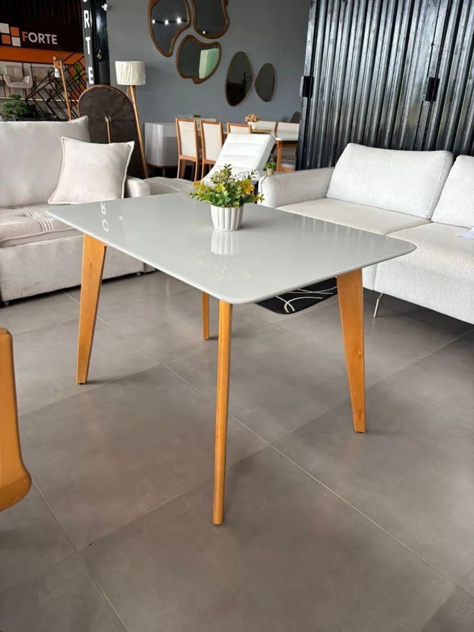 Mesa Anne com 4 cadeiras JK - Nova  - Foto 4