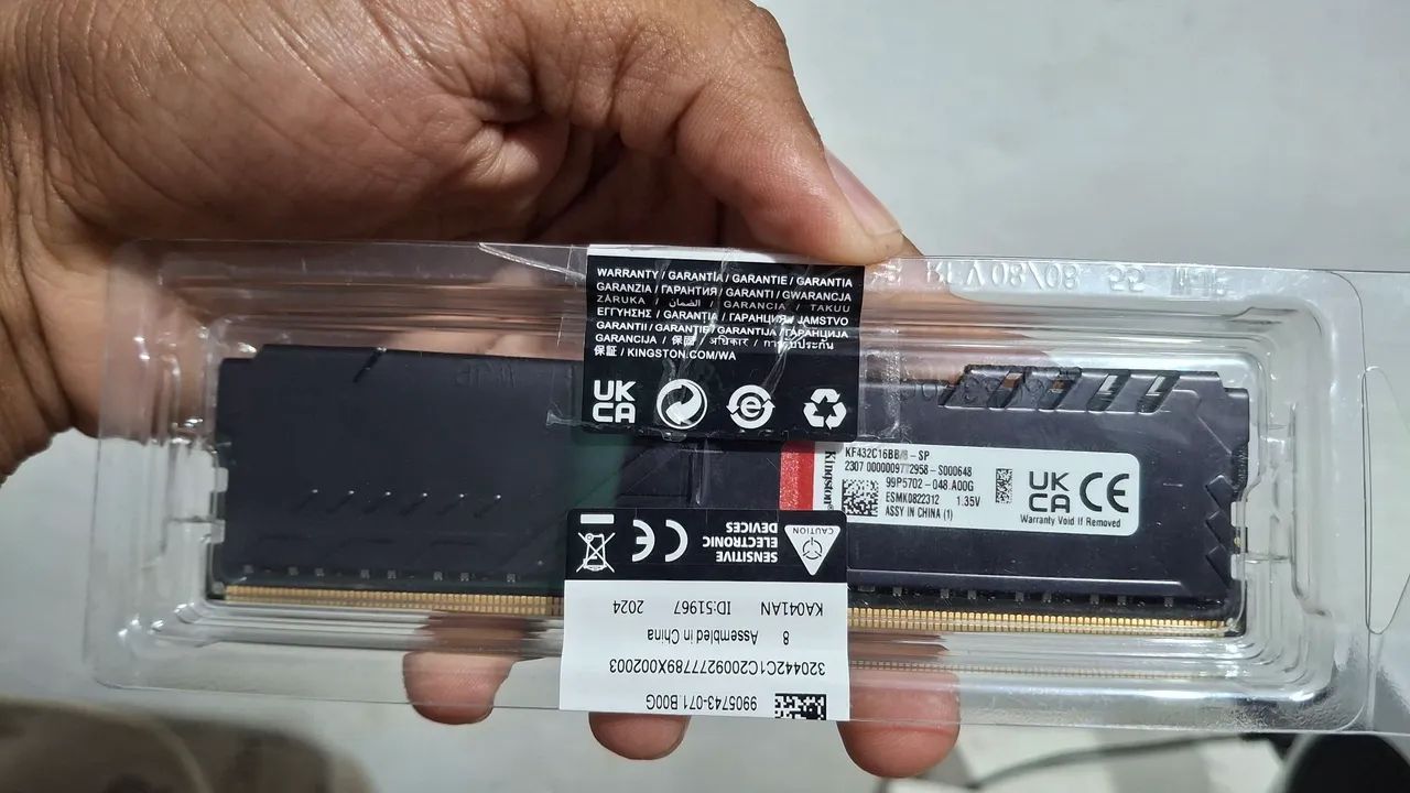 Dois pentes de memória RAM de 8gb cada - Foto 2