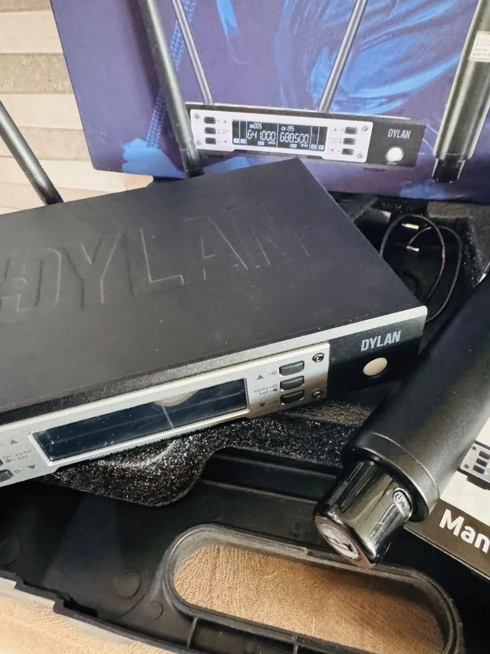 Microfone com botao de comunicação  - Foto 5