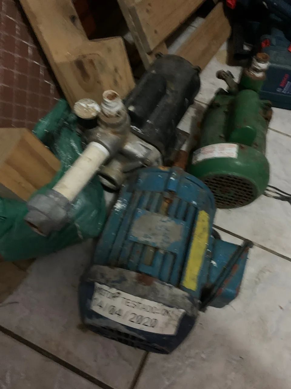 Motor bomba  de água 