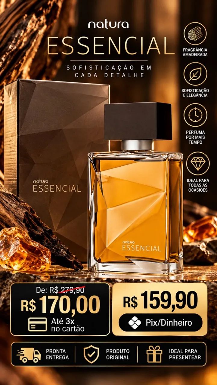 Perfume Natura Essencial Clássico 100 ml