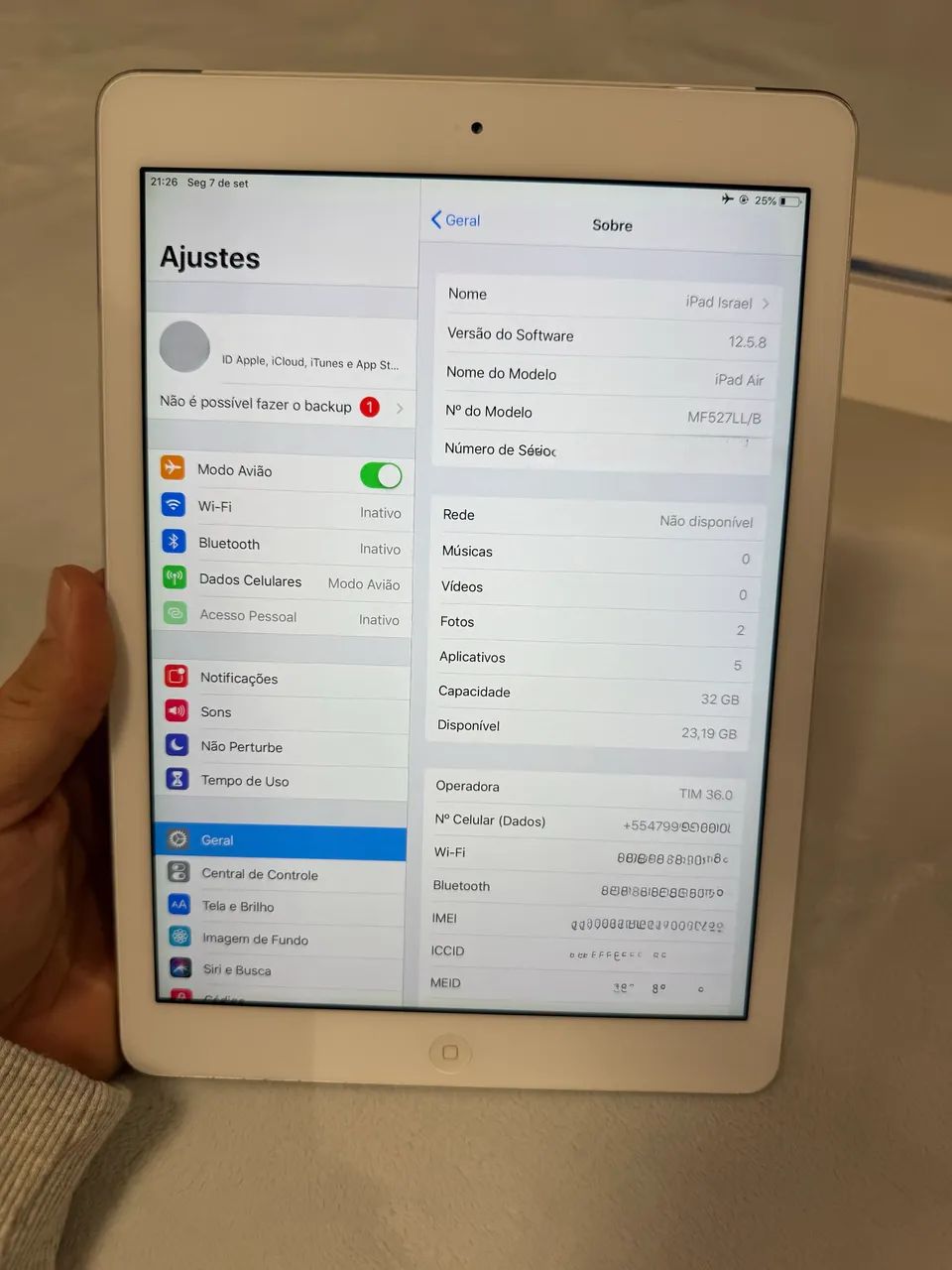 iPad Air 1ª geração 32GB Wi-Fi - Foto 4