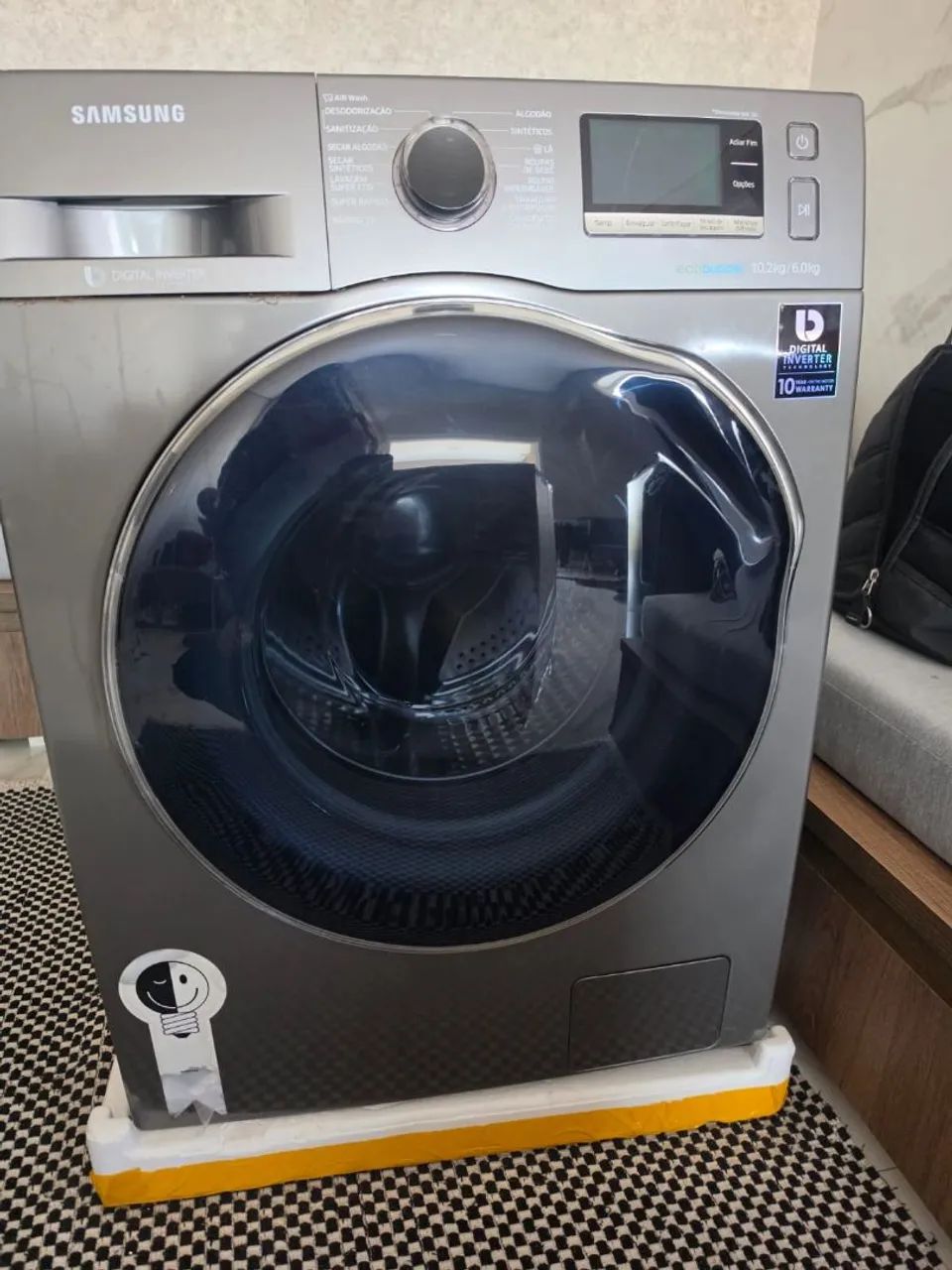 lava e seca Samsung 10,7 kgs funcionando perfeitamente 