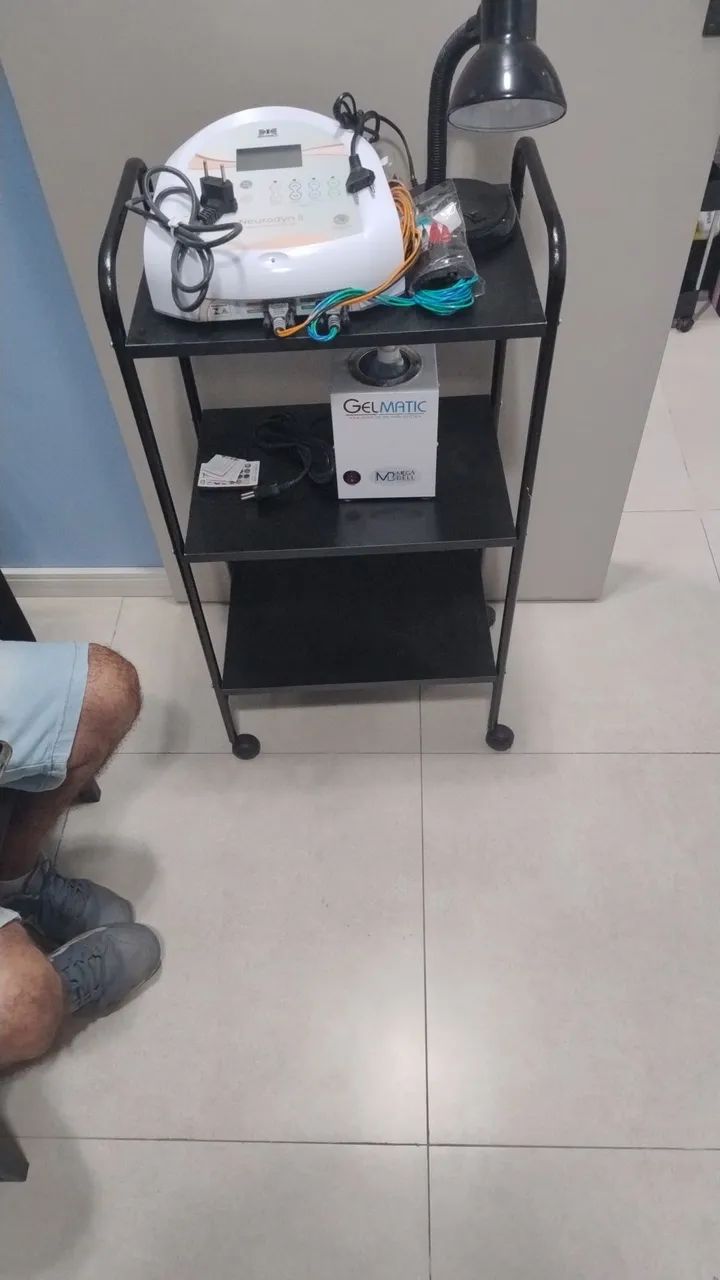 Carrinho auxiliar fisioterapia 