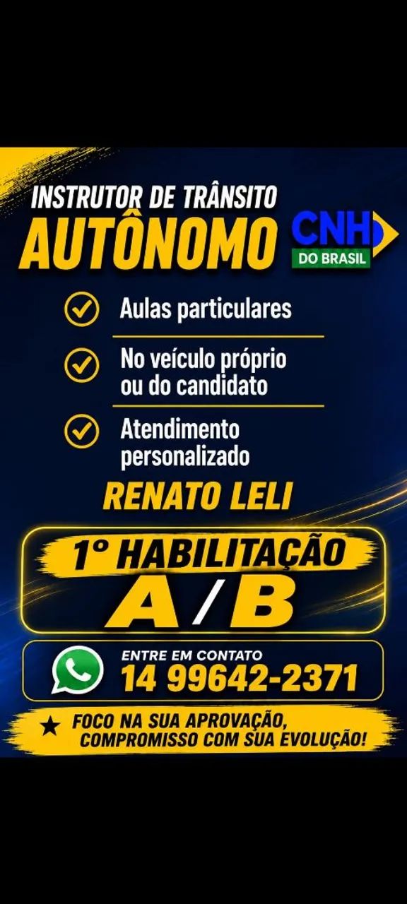 Instrutor de trânsito autônomo 