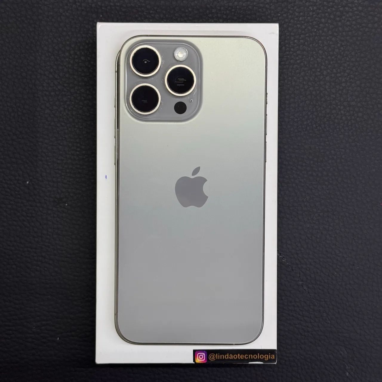 IPHONE 15 PRO MAX 256GB NATURAL, NOVÍSSIMO E COMPLETO, LOJA FÍSICA