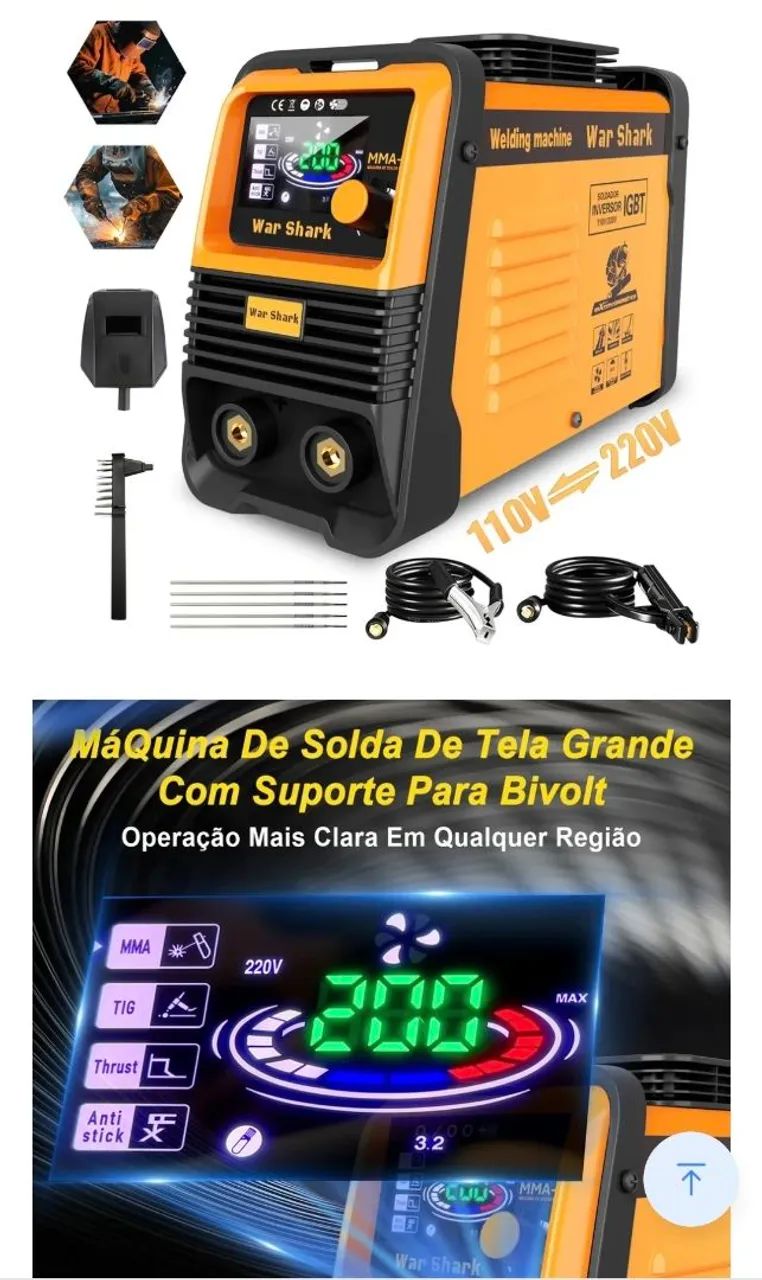 Inversora de solda bivolt  - Foto 4