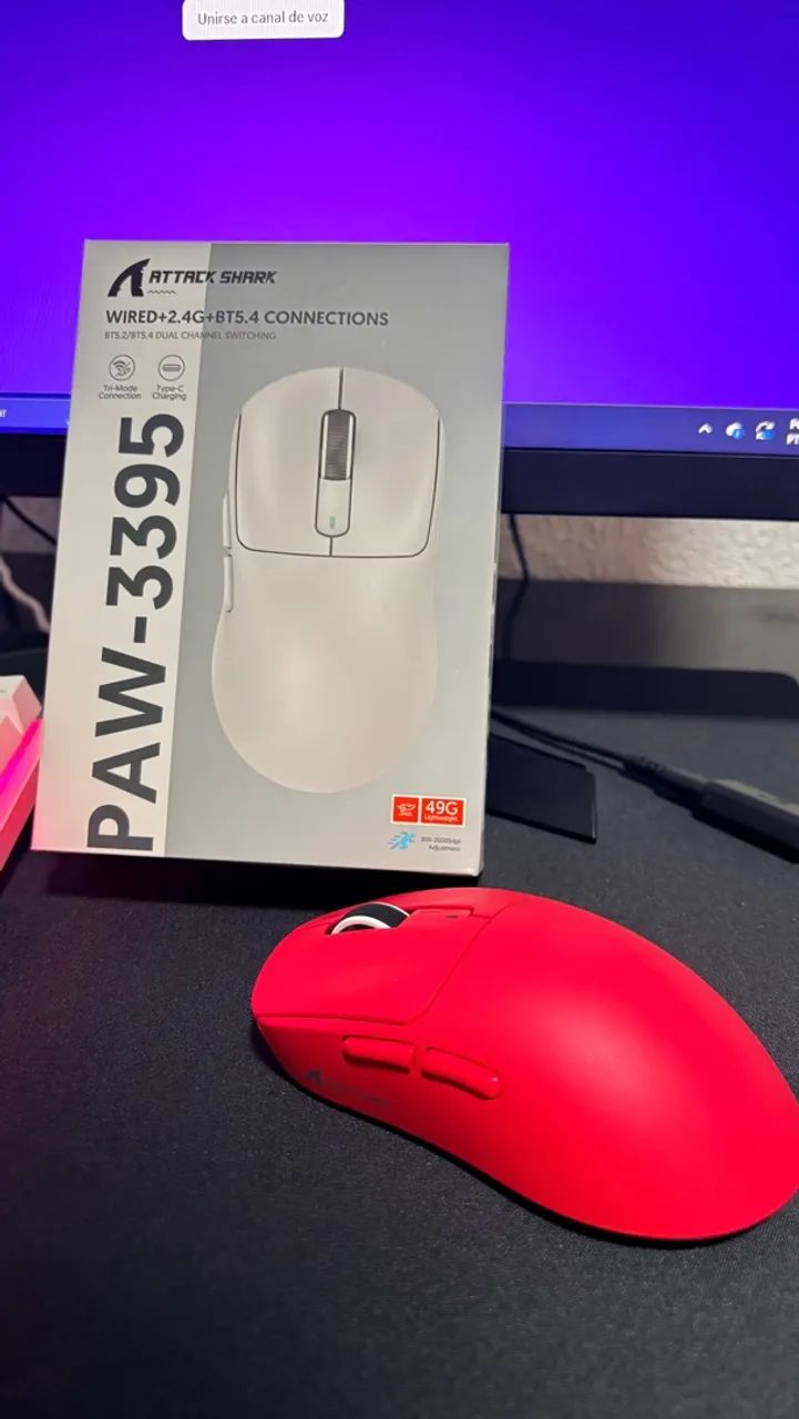 Mouse gamer Attack Shark x3 - Foto 2