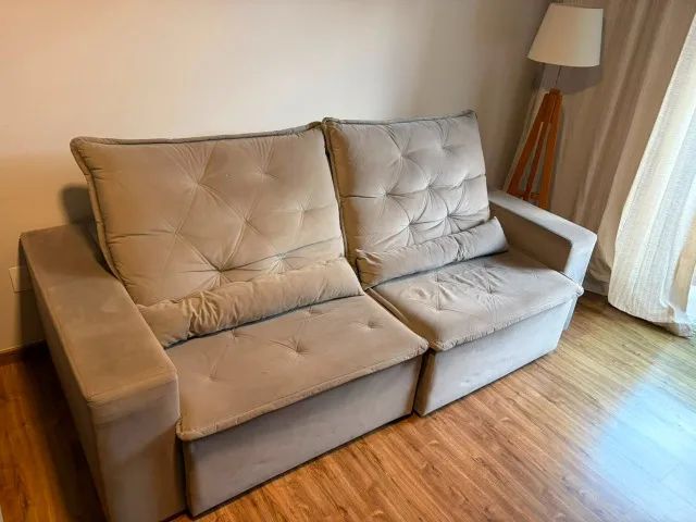 SOFA RETRATIL - Bom estado- HIGIENIZADO