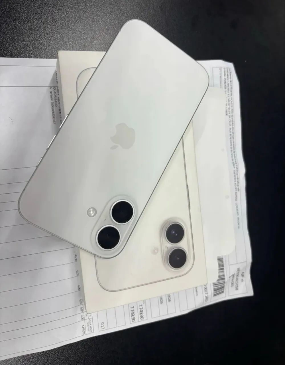 iPhone 16 128 g caixa e nota novo