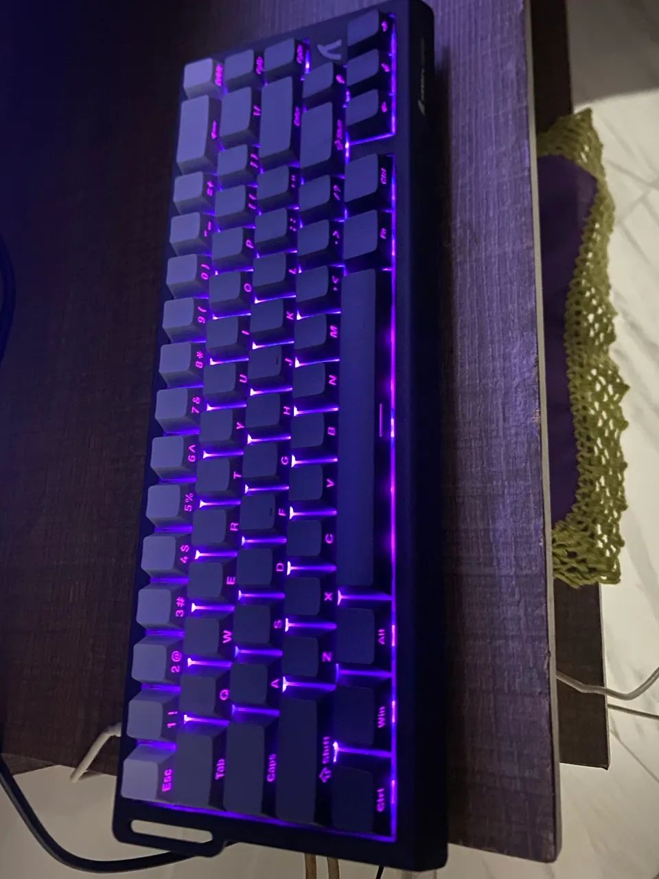 Teclado com fitinha Attack shark 68he gamer  - Foto 3