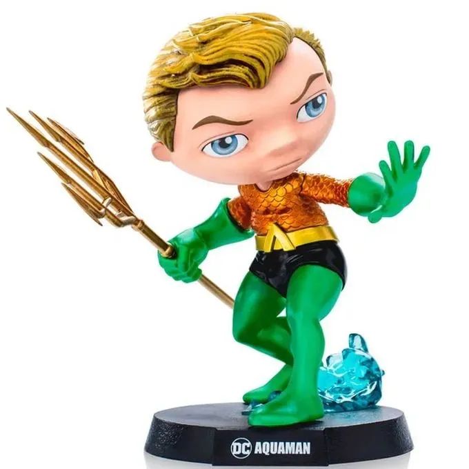 estátua aquaman minico iron studios - Foto 2