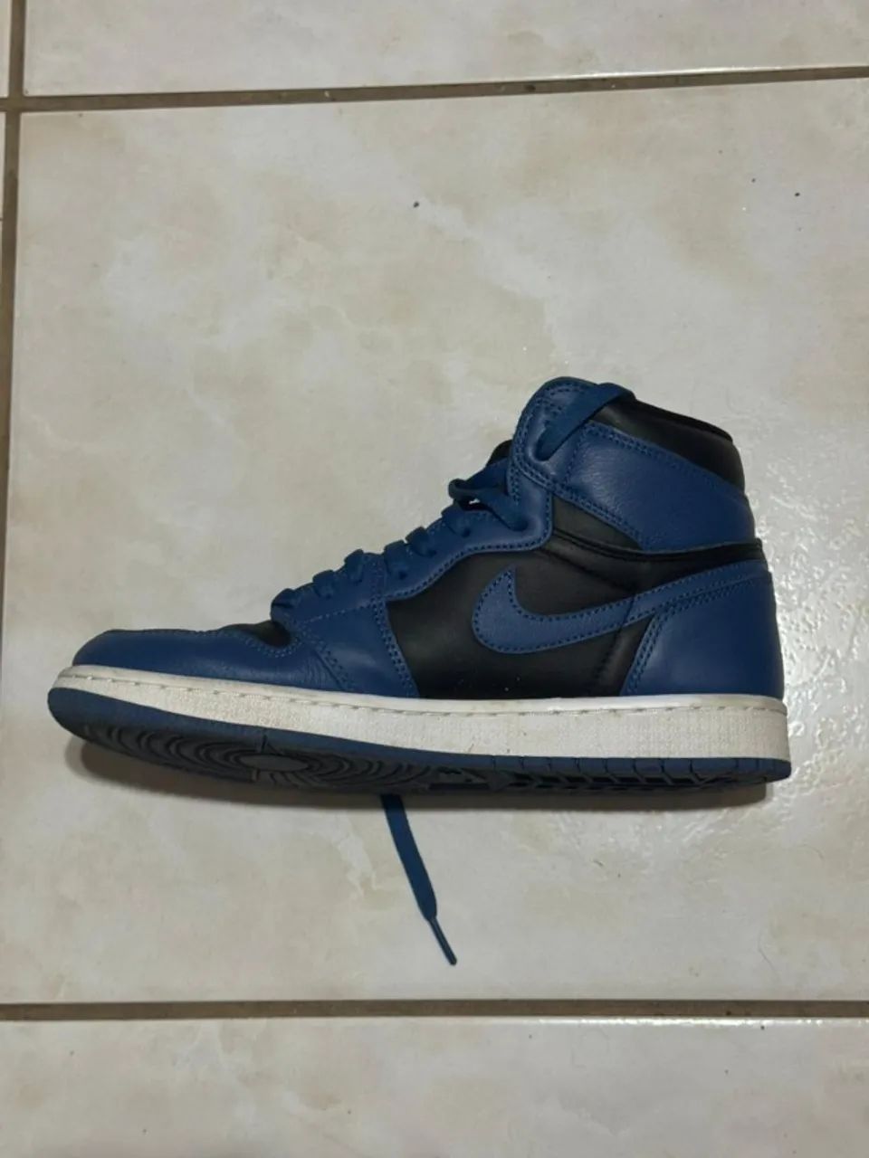 Nike Air Jordan 1 Retro High OG Dark Marina Blue - Foto 5