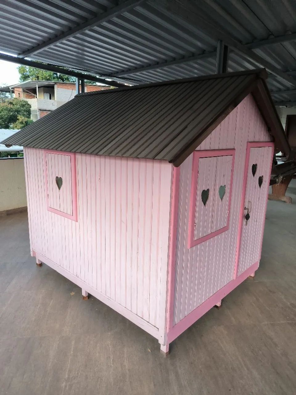 Casinha de madeira infantil a venda  - Foto 2