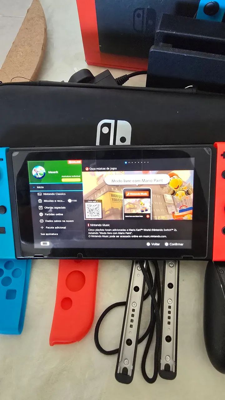 Nintendo Switch V2 - Desbloqueado com kit - Foto 3