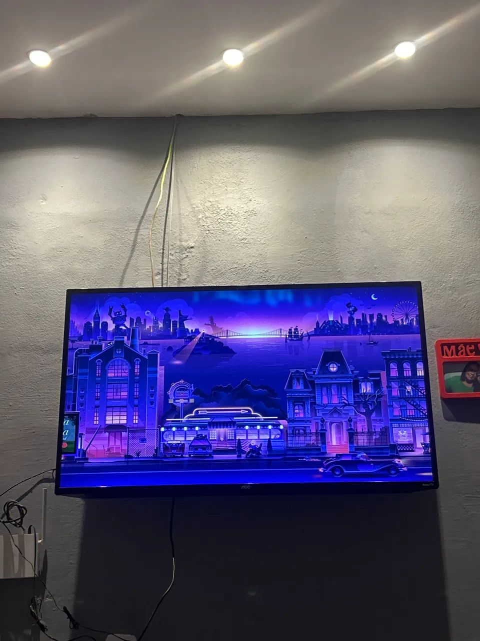 Tv AOC 43 polegadas Roku Tv 