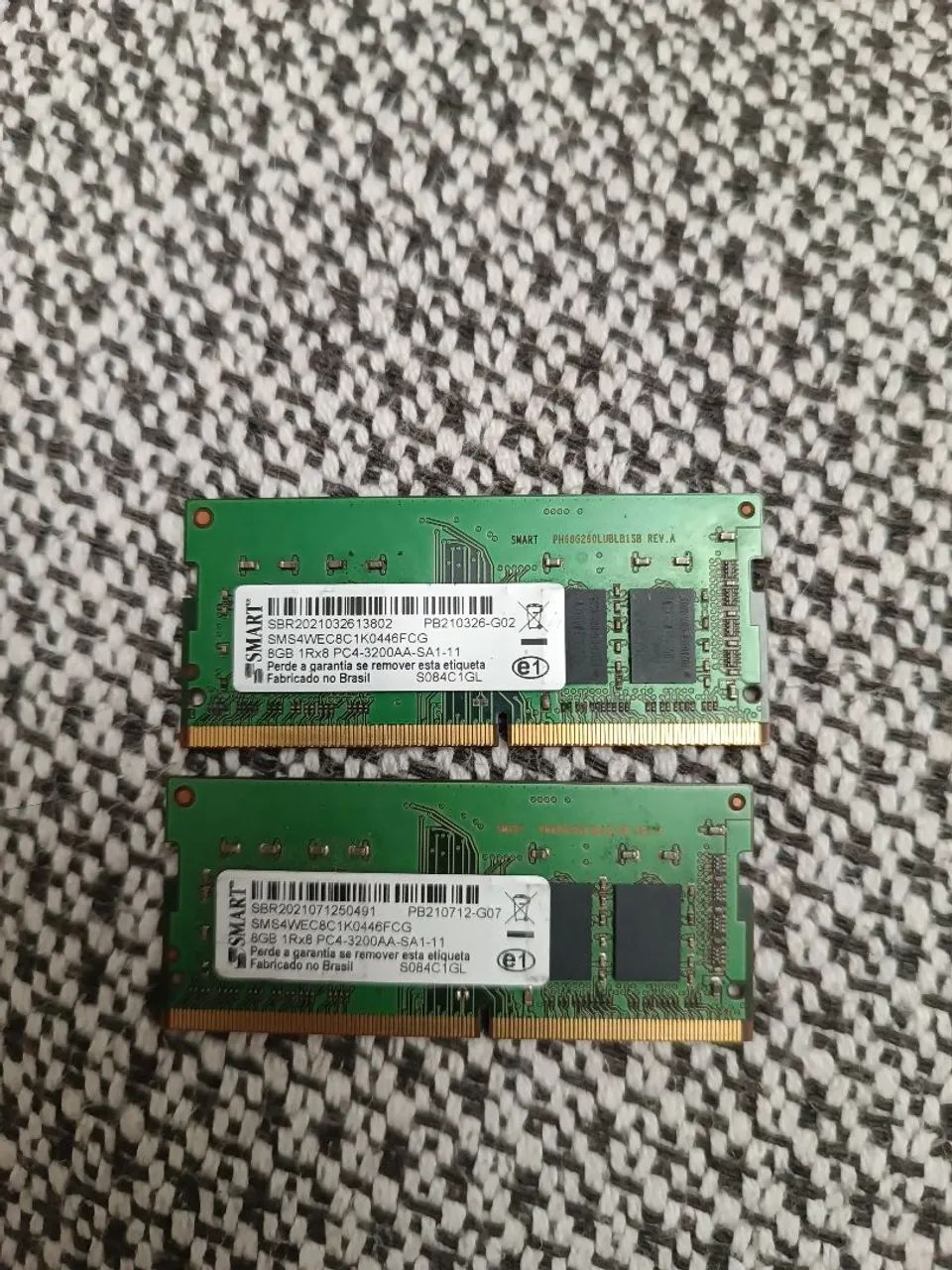Memória notebook 8gb 3200mhz