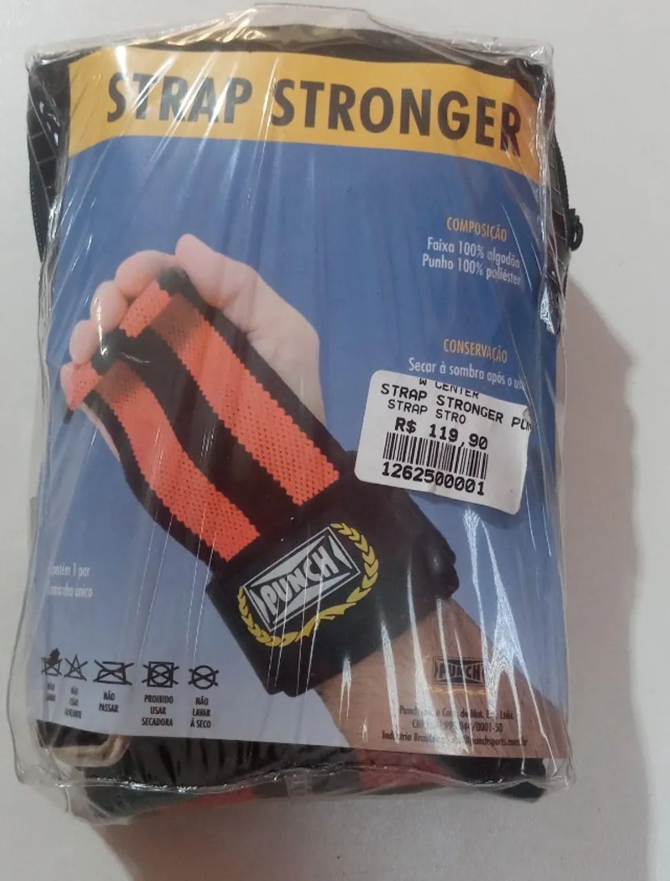 STRAP STRONGER PUNCH NOVO NA EMBALAGEM