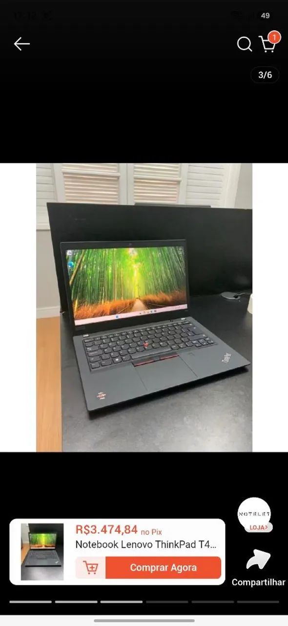 Notebook thinkpad seminovo - Foto 2