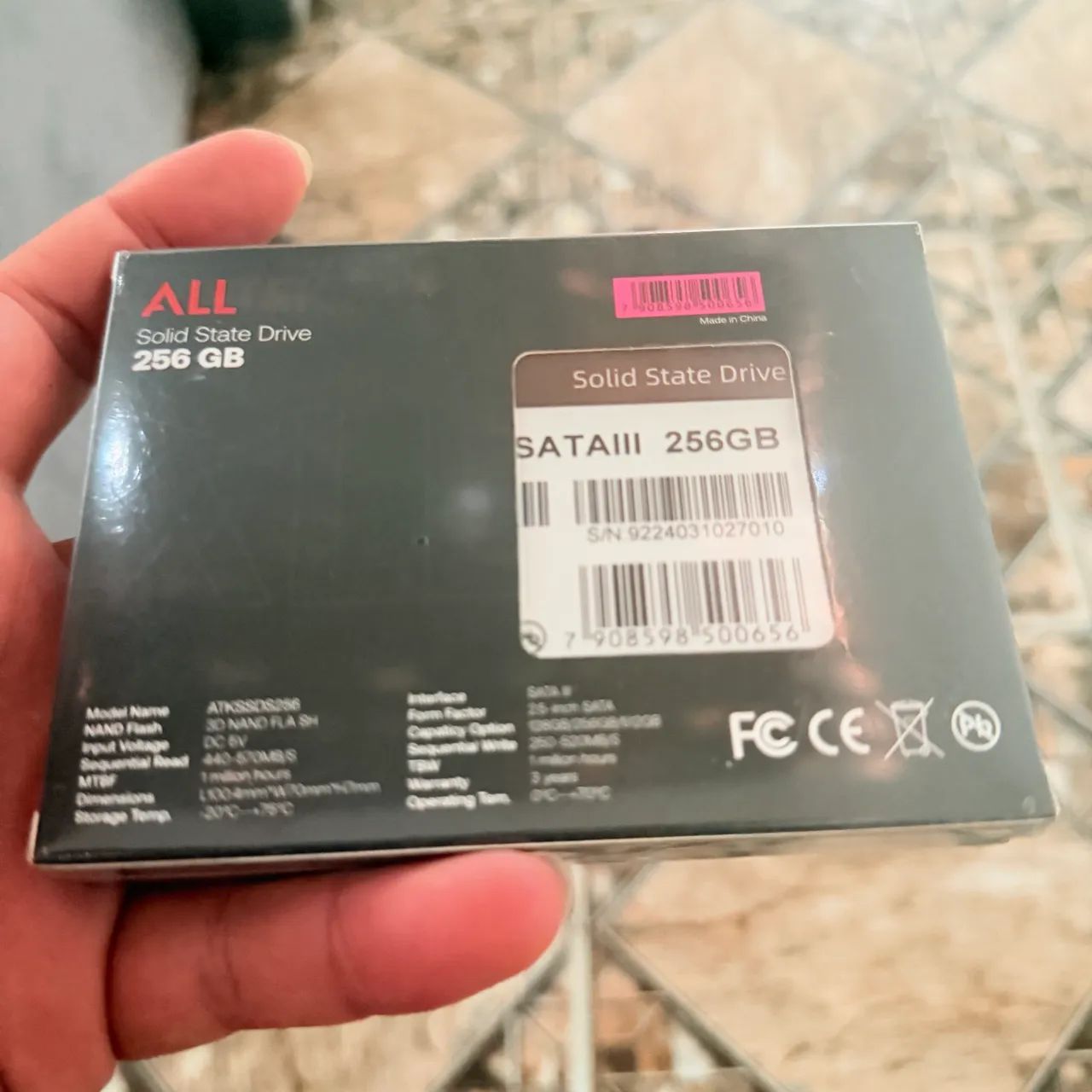 SSD ARMAZENAMENTO 256g - Foto 2