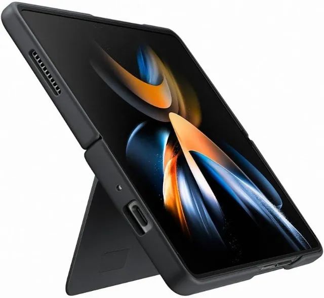 Capa de Couro Original Samsung P/ Galaxy Z Fold 4 - Foto 3