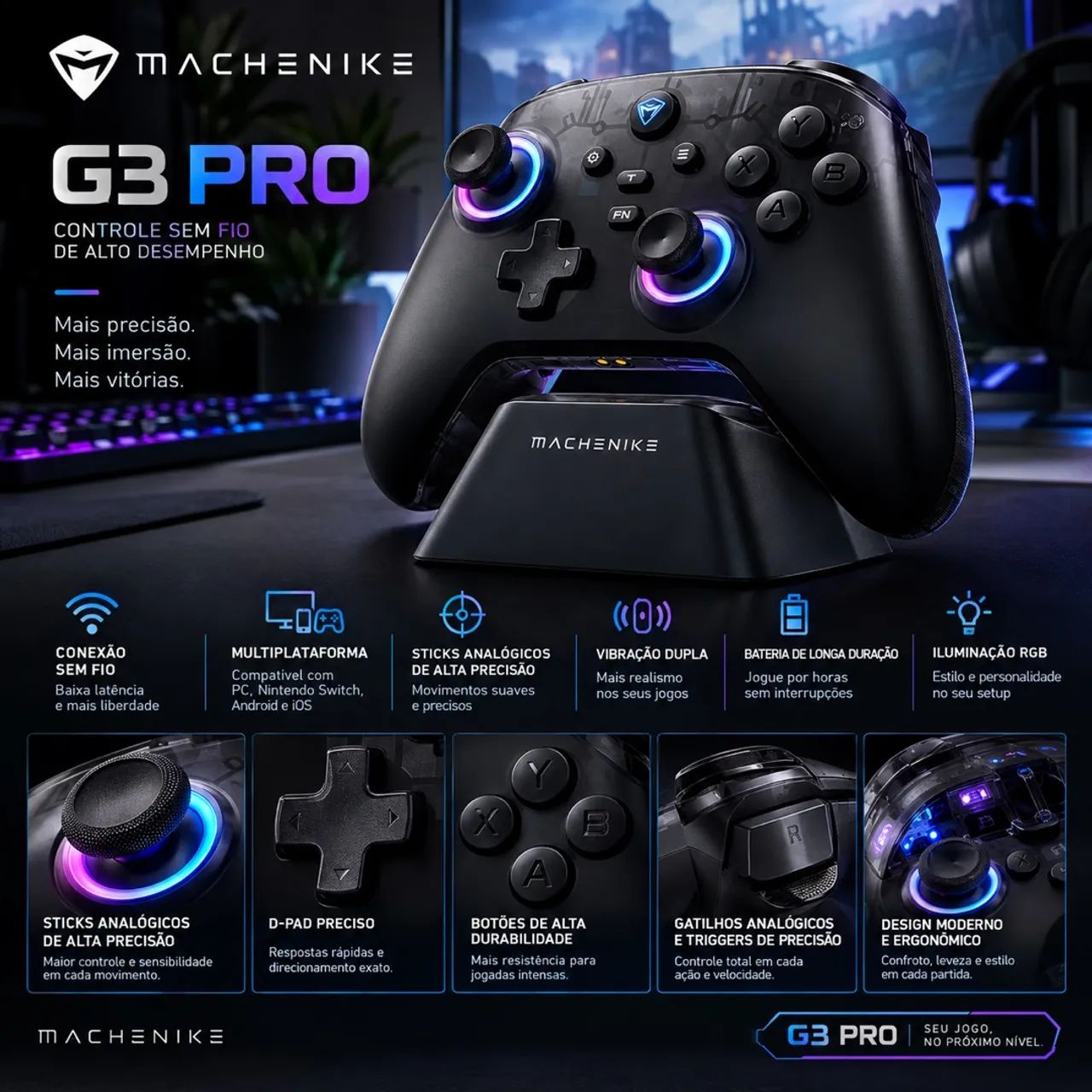 Controle Machenike G3 Pro