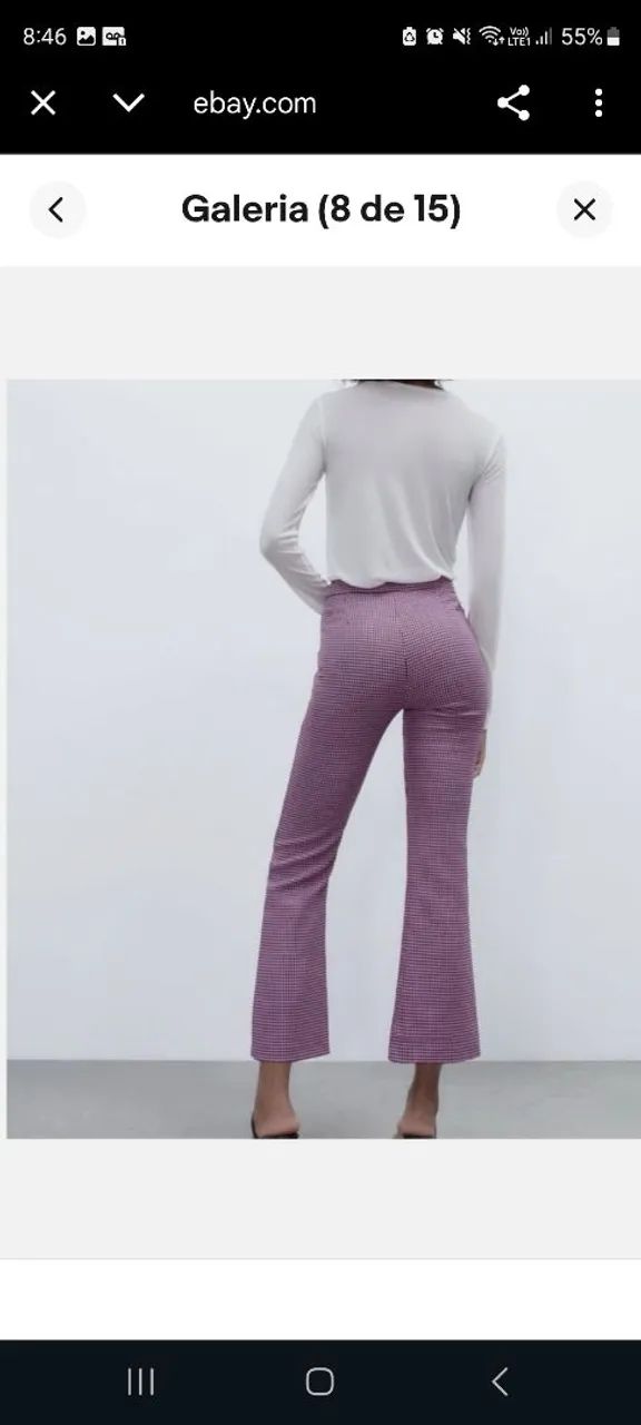 Calça mini flare Zara  - Foto 4