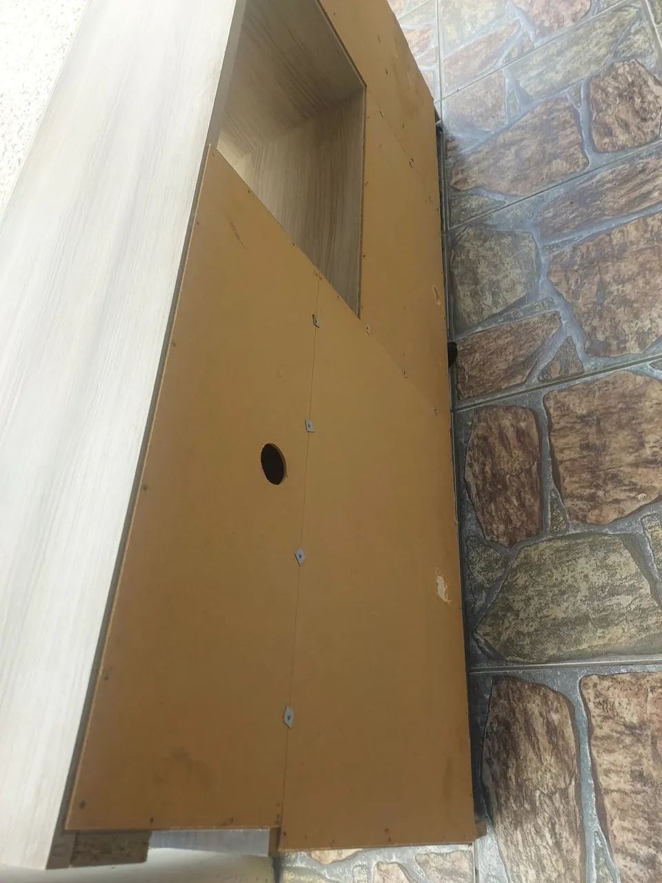 Rack usado em madeira para sala  - Foto 4