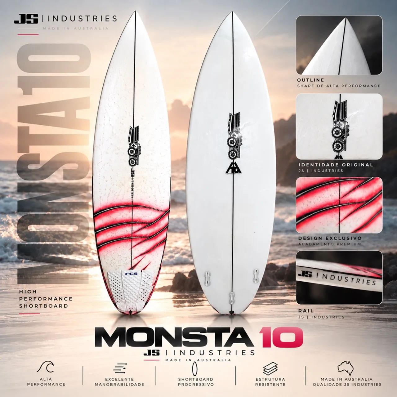 Js industries MONSTA 5.10 26,6l - Esportes Aquáticos - Lagoa da