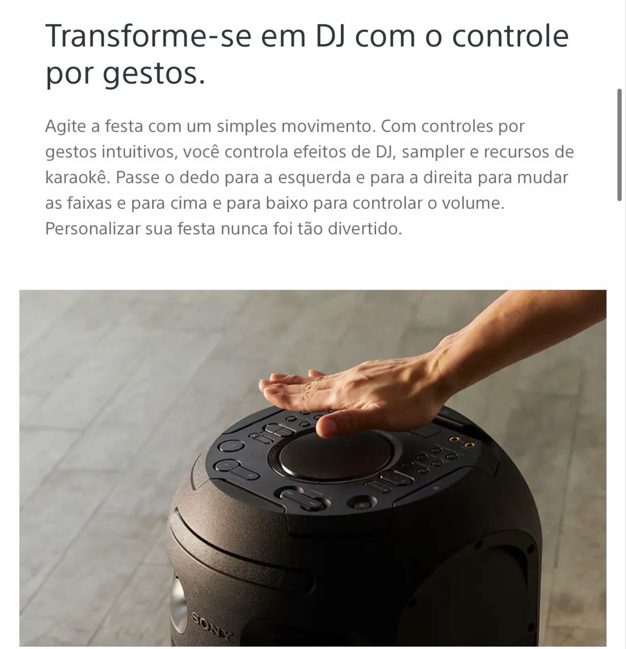 Home Áudio System MHC-V41D - Foto 4